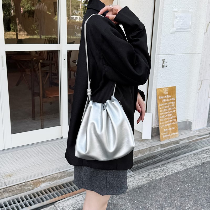 NEW COLOR!!》one handle gather shoulder bag | L
