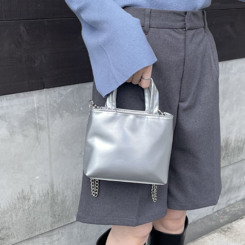 2way mini tote chain bag | LE MORE