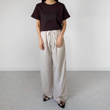 【SAMPLE SALE】mulch logo print T shirt