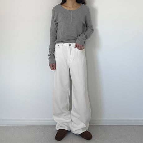【SAMPLE SALE】loose color denim