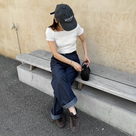 【SAMPLE SALE】2way off shoulder cut sew