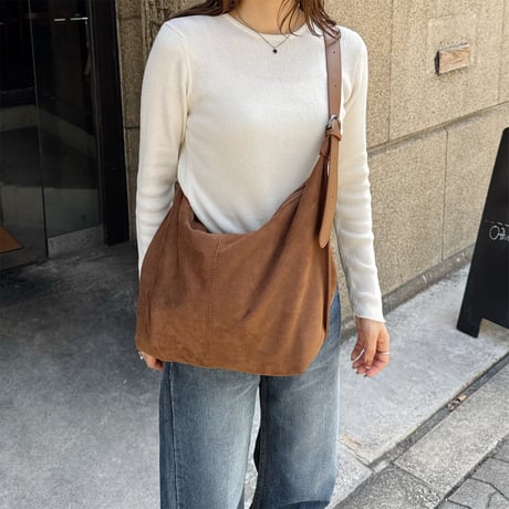 suede touch 2way shoulder bag