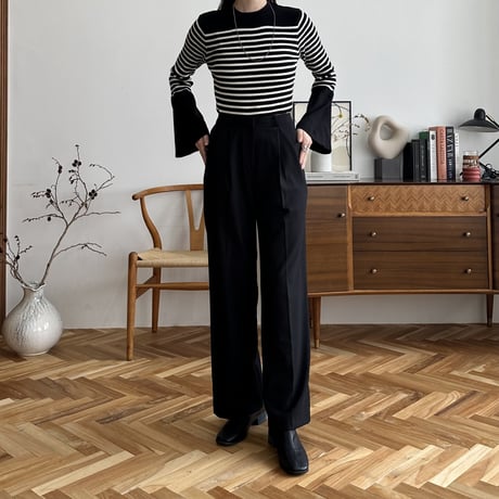 【SAMPLE SALE】straight slacks pants