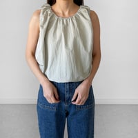 【SAMPLE SALE】drawstring balloon tank blouse