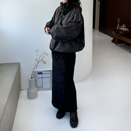 W zip hoodie blouson