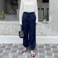 satin jogger pants