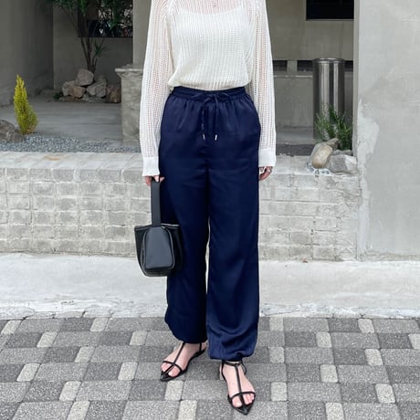 satin jogger pants