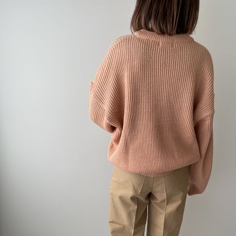pastel color knit pullover