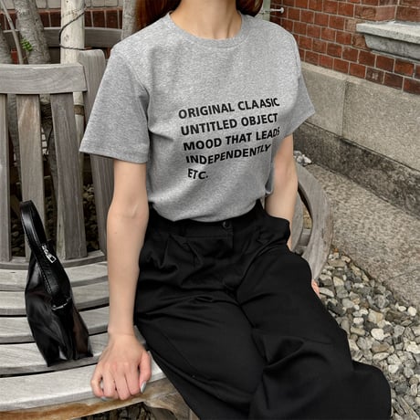 mulch logo print T shirt