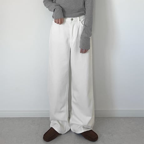 【SAMPLE SALE】loose color denim
