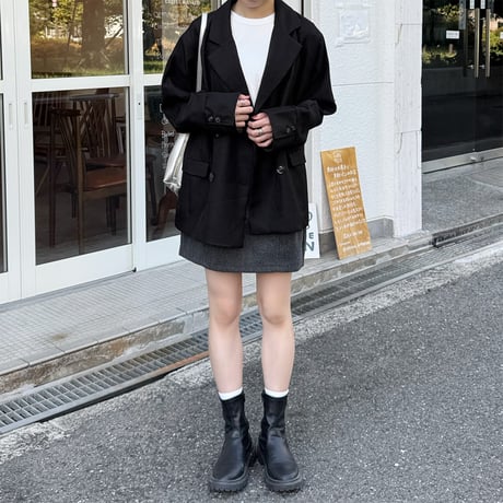 double button tailored jacket