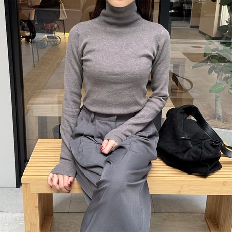 basic turtleneck knit