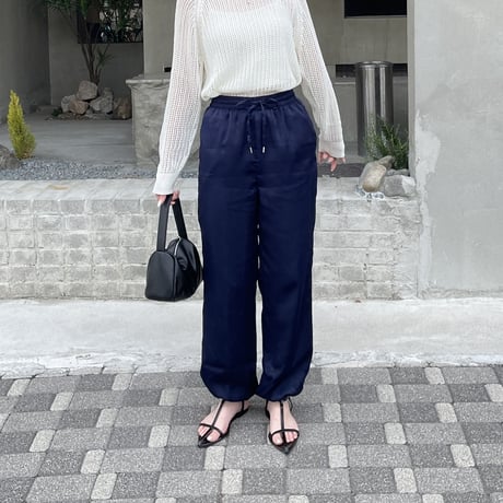 satin jogger pants