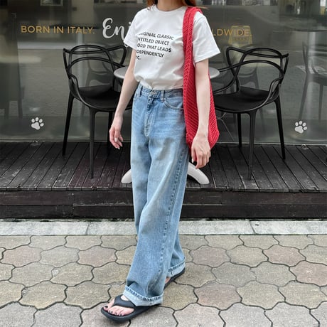 mulch logo print T shirt