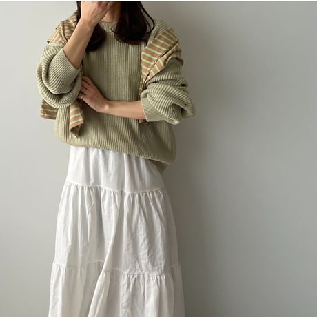 pastel color knit pullover