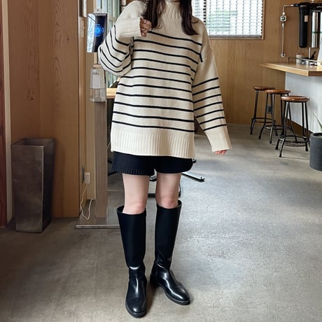 loose border turtle knit