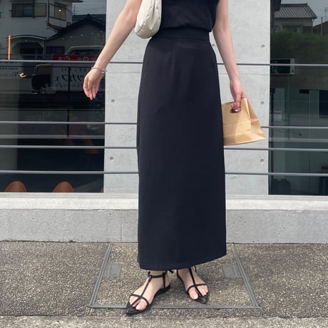 【SAMPLE SALE】narrow back slit skirt