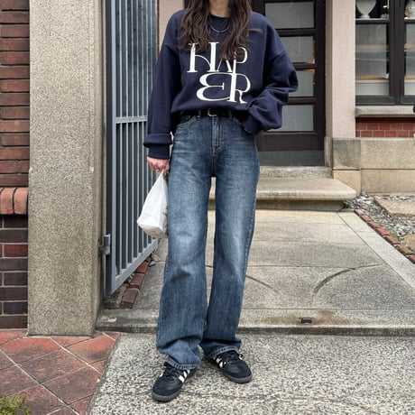 【SAMPLE SALE】semi wide straight denim pants