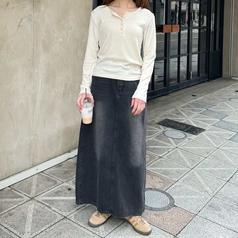 henry neck cut sew | LE MORE