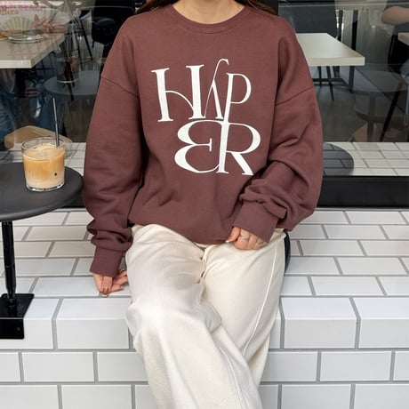 front logo sweat