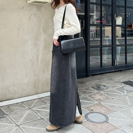【SAMPLE SALE】denim long skirt