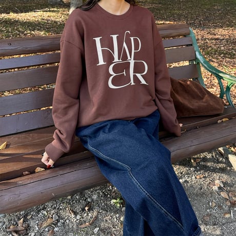 front logo sweat