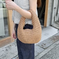 half moon crochet bag