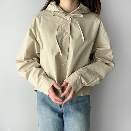 【SAMPLE SALE】hood color shirt