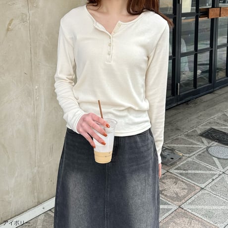 henry neck cut sew