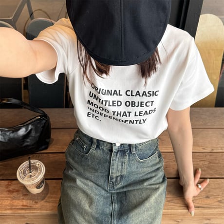mulch logo print T shirt