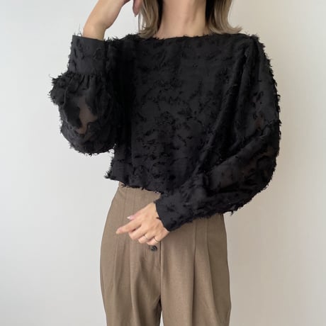 shaggy design blouse
