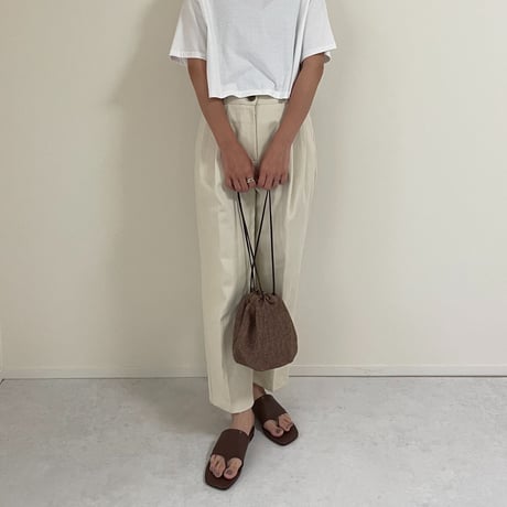 【SAMPLE SALE】mini linen purse bag