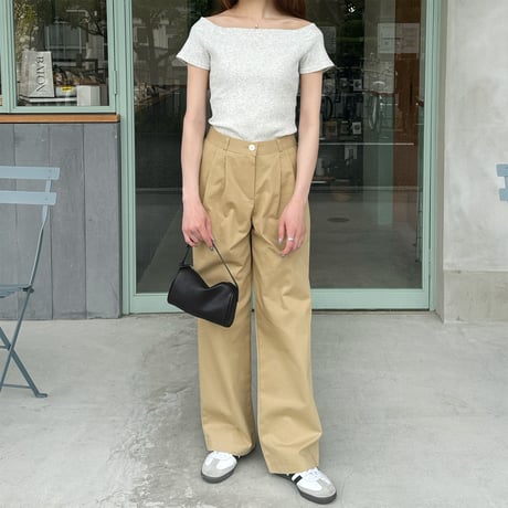 【SAMPLE SALE】2way off shoulder cut sew