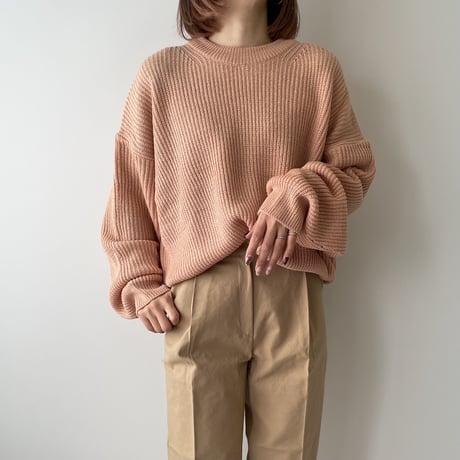 pastel color knit pullover