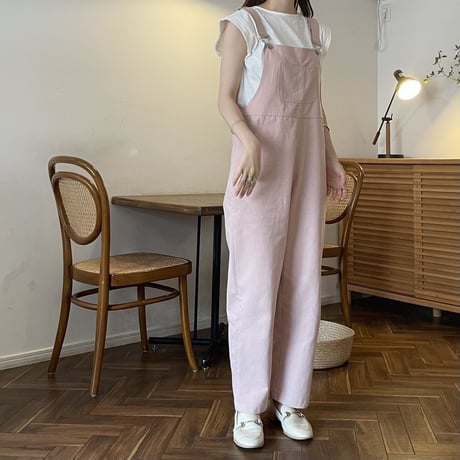sherbet color salopette