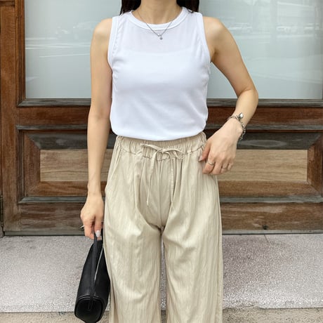 【SAMPLE SALE】simple rib tank