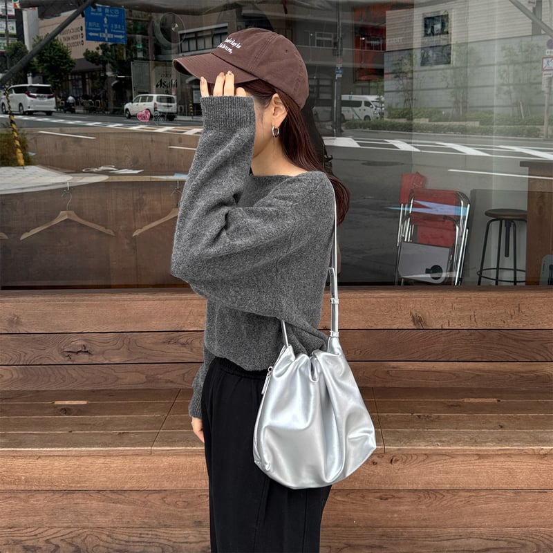 NEW COLOR!!》one handle gather shoulder bag | L