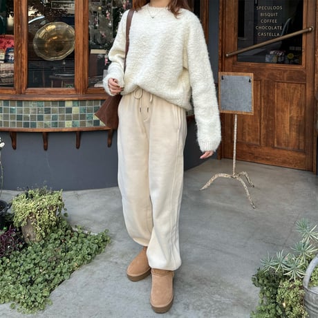 wool lining sweat pants