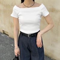 【SAMPLE SALE】2way off shoulder cut sew