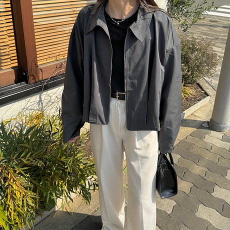 【SAMPLE SALE】short zip blouson