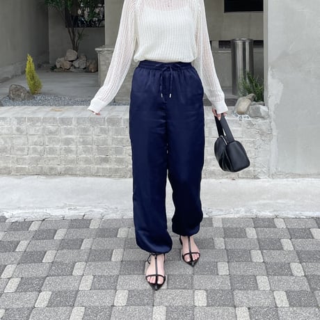 satin jogger pants