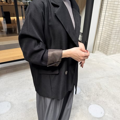 double button tailored jacket