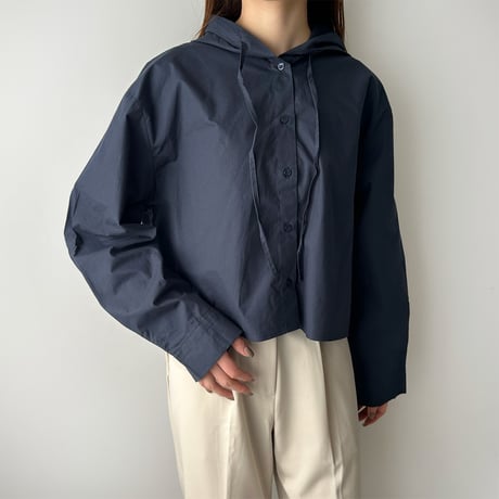 【SAMPLE SALE】hood color shirt