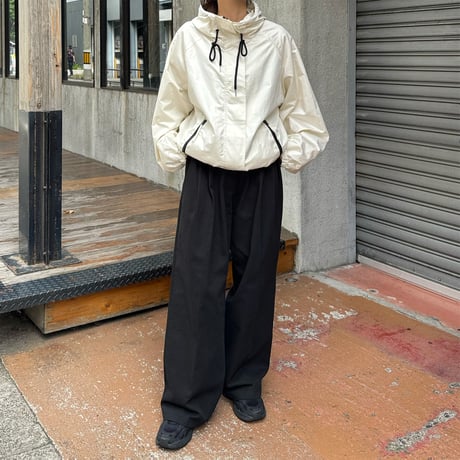 W zip hoodie blouson