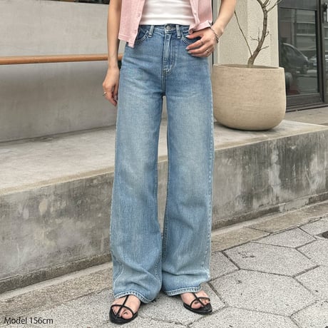 【SAMPLE SALE】semi wide straight denim pants