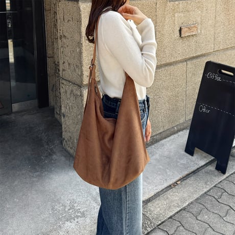 suede touch 2way shoulder bag