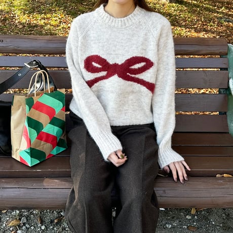 ribbon design knit
