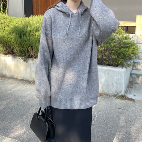 hoodie knit pullover