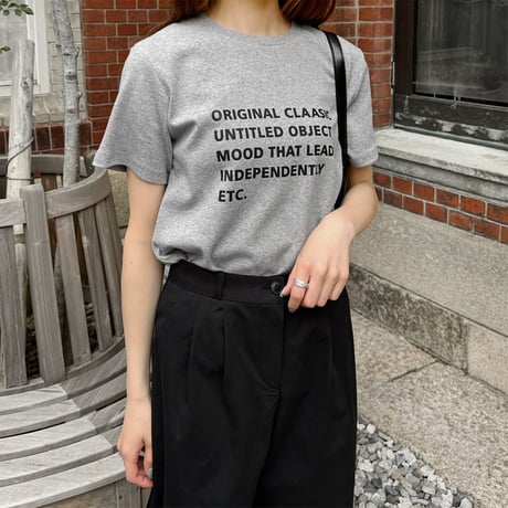 mulch logo print T shirt