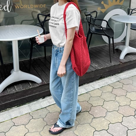 【SAMPLE SALE】mesh tote bag